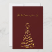 Cartes Pour Fêtes Annuelles Noël de Meowy (Dos)