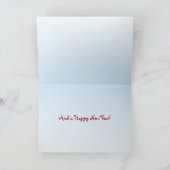 Cartes Pour Fêtes Annuelles Noël de moineau d'arbre (Intérieur)