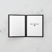 Cartes Pour Fêtes Annuelles Noël de Mona Lisa Santa Hat (Intérieur)