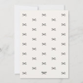 Cartes Pour Fêtes Annuelles Noel de Noël minimal Bow Six Photo Collage (Dos)