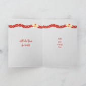 Cartes Pour Fêtes Annuelles Noël de notre maison à votre (Intérieur)