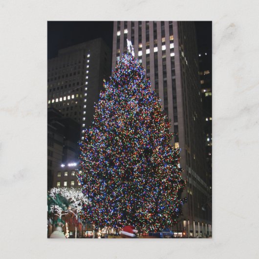 Cartes Pour Fêtes Annuelles Noël de NYC (Devant)