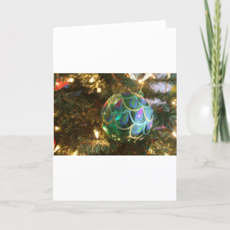 Cartes Pour Fêtes Annuelles Noël de paon