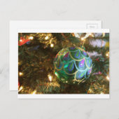 Cartes Pour Fêtes Annuelles Noël de Peacock (Devant / Derrière)