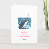 Cartes Pour Fêtes Annuelles Noël de pélerin (Dos)