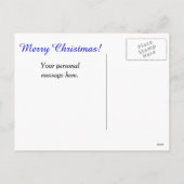 Cartes Pour Fêtes Annuelles Noël de Père Noël Bunny (Dos)