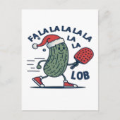 Cartes Pour Fêtes Annuelles Noël de Pickball (Devant)