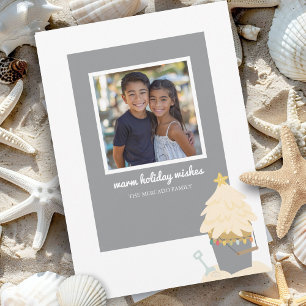 Cartes Pour Fêtes Annuelles Noël de plage