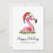 Cartes Pour Fêtes Annuelles Noël de Plage Tropicale Joyeuses Fêtes (Devant)