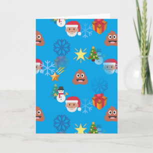 Cartes Pour Fêtes Annuelles noël de poop émoji