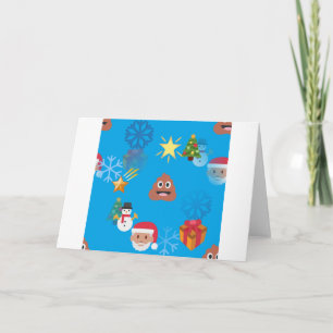 Cartes Pour Fêtes Annuelles noël de poop émoji