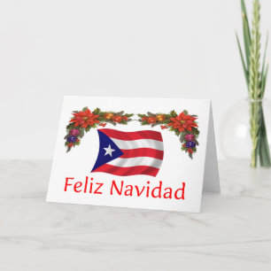 Cartes Pour Fêtes Annuelles Noël de Porto Rico