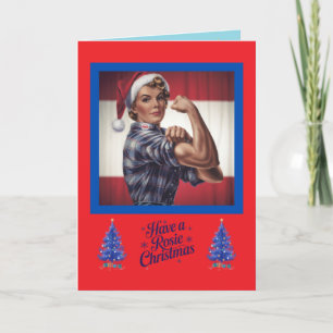 Cartes Pour Fêtes Annuelles Noël de Rosie la Riveteuse