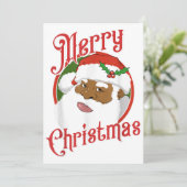 Cartes Pour Fêtes Annuelles noël de santa claus (Debout devant)