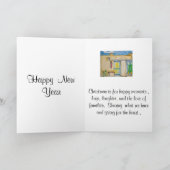 Cartes Pour Fêtes Annuelles Noël de Santa Fe (Intérieur)