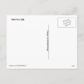 Cartes Pour Fêtes Annuelles Noël de Seattle (Dos)