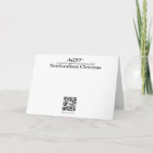 CARTES POUR FÊTES ANNUELLES NOËL DE TERRE-NEUVE - DANS LE RANG (Dos)