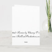 Cartes Pour Fêtes Annuelles Noël de Terrier d'écossais (Dos)