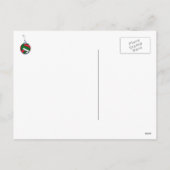 Cartes Pour Fêtes Annuelles Noël de volley-ball (Dos)