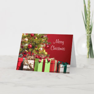 Cartes Pour Fêtes Annuelles Noël de Yorkie