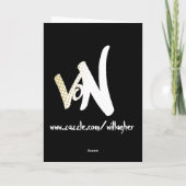 Cartes Pour Fêtes Annuelles Noël de zombi (Dos)