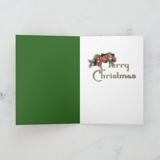 Cartes Pour Fêtes Annuelles Noël - Deck the Halls - Beagle (Intérieur)