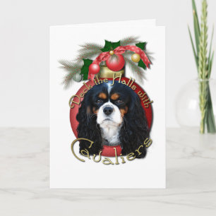 Cartes Pour Fêtes Annuelles Noël - Deck the Halls - Cavaliers - Tri-Color