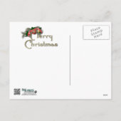 Cartes Pour Fêtes Annuelles Noël - Deck the Halls - Français - Turquoise (Dos)