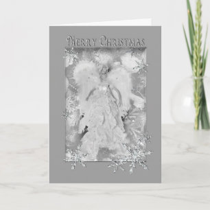 Cartes Pour Fêtes Annuelles Noël - Décoration Angel - Argent gris