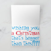 Cartes Pour Fêtes Annuelles Noël d'éléphant (Intérieur)