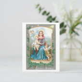 Cartes Pour Fêtes Annuelles Noël démodé, Mary (Debout devant)