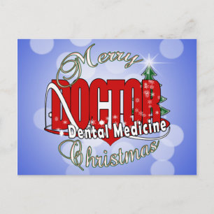CARTES POUR FÊTES ANNUELLES NOËL DENTISTE DENTAIRE
