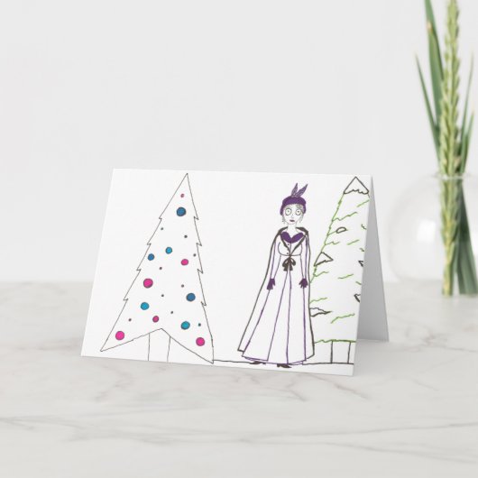 Cartes Pour Fêtes Annuelles Noël Déplaisant de Jane Austen (Devant)