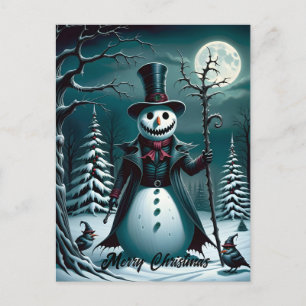 Cartes Pour Fêtes Annuelles Noël Déplaisant de Snowman