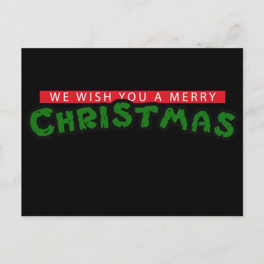 Cartes Pour Fêtes Annuelles Noël des années 80 (Devant)