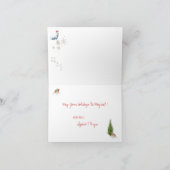 Cartes Pour Fêtes Annuelles Noël des bois (Intérieur)