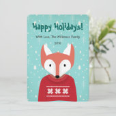 Cartes Pour Fêtes Annuelles Noël des bois (Debout devant)