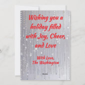 Cartes Pour Fêtes Annuelles Noël des Catlovers simples (Dos)