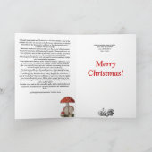 Cartes Pour Fêtes Annuelles Noël des champignons (Intérieur)