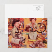 Cartes Pour Fêtes Annuelles Noël des cowboys (Devant / Derrière)