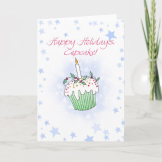 Cartes Pour Fêtes Annuelles noël des cupcakes