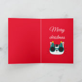 Cartes Pour Fêtes Annuelles Noël des fêtards (Intérieur)