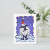 Cartes Pour Fêtes Annuelles Noël des moutons (Debout devant)