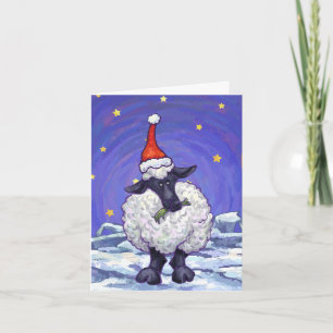 Cartes Pour Fêtes Annuelles Noël des moutons