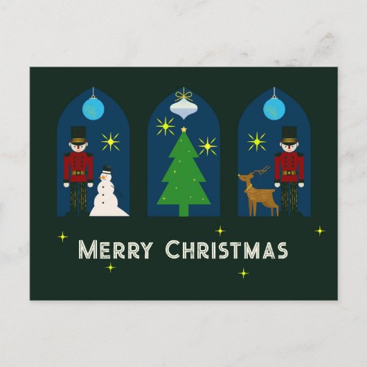 Cartes Pour Fêtes Annuelles Noël des noisettes (Devant)