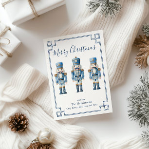 Cartes Pour Fêtes Annuelles Noël des noisettes bleues