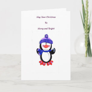 Cartes Pour Fêtes Annuelles Noël des pingouins