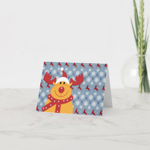 Cartes Pour Fêtes Annuelles Noël des rennes