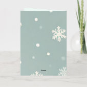 Cartes Pour Fêtes Annuelles Noël des rennes (Dos)