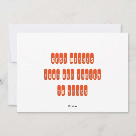 Cartes Pour Fêtes Annuelles Noël des rennes rétro des années 60 (Dos)